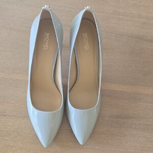 New Michael Kors Light Blue Patent Heels